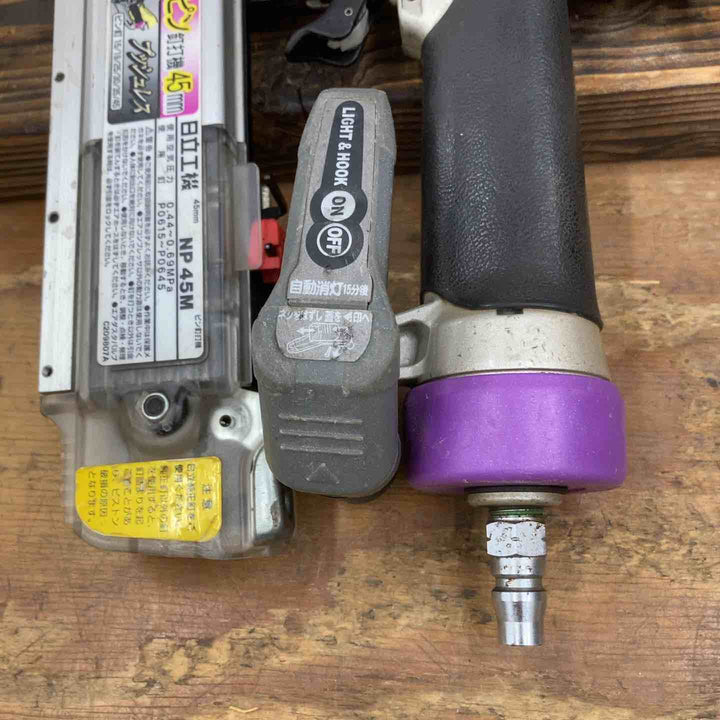 ★ハイコーキ(HIKOKI ※旧:日立工機) 常圧ピンネイラ NP45M 本体のみ【柏店】