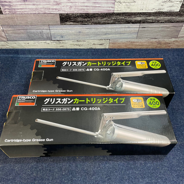 トラスコ グリスガン カートリッジタイプ CG-400A 2個セット【八潮店】