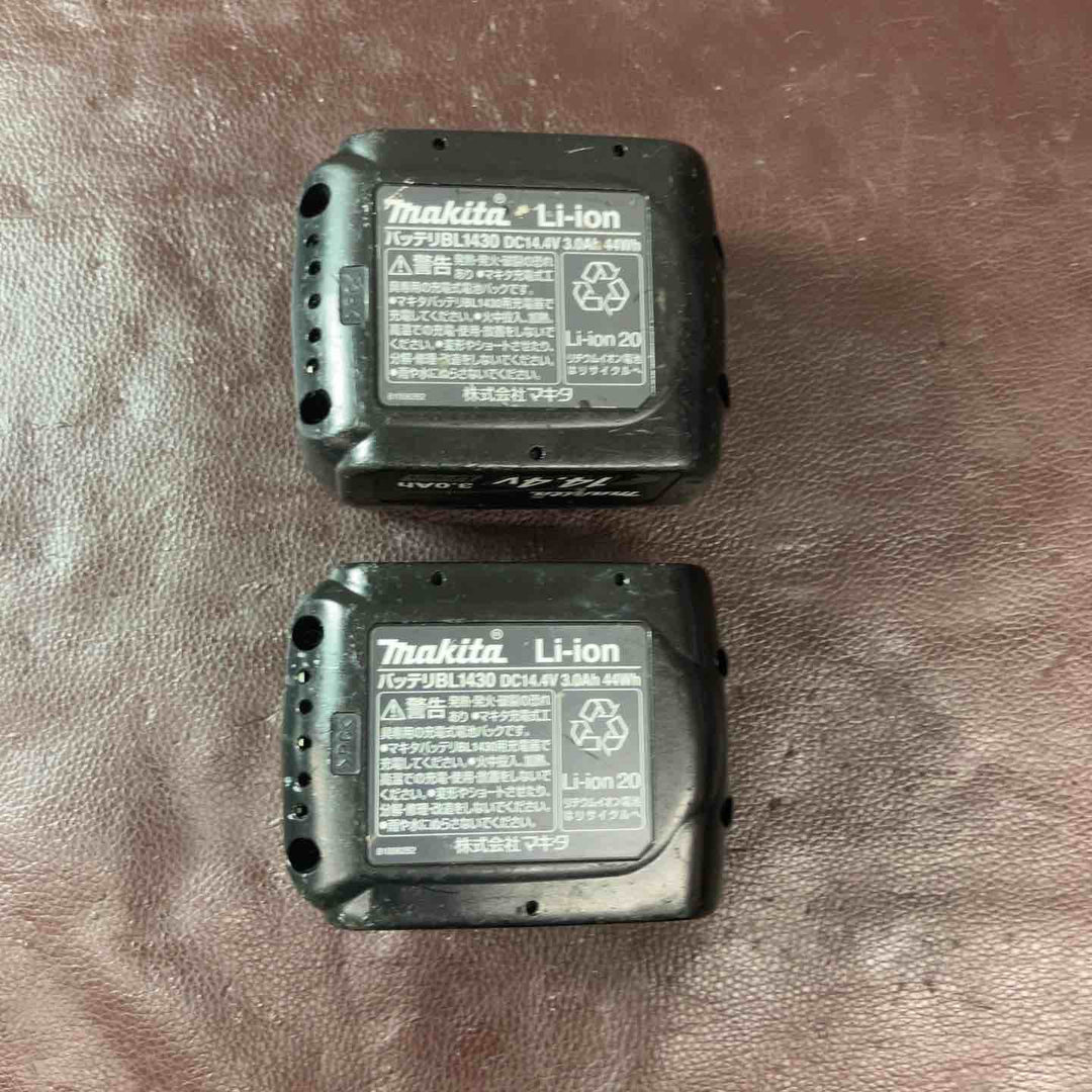 【中古品】マキタ(makita)コードレスブロワ UB142D コードレス蛍光灯 ML148 バッテリー2個 BL1430【東大和店】