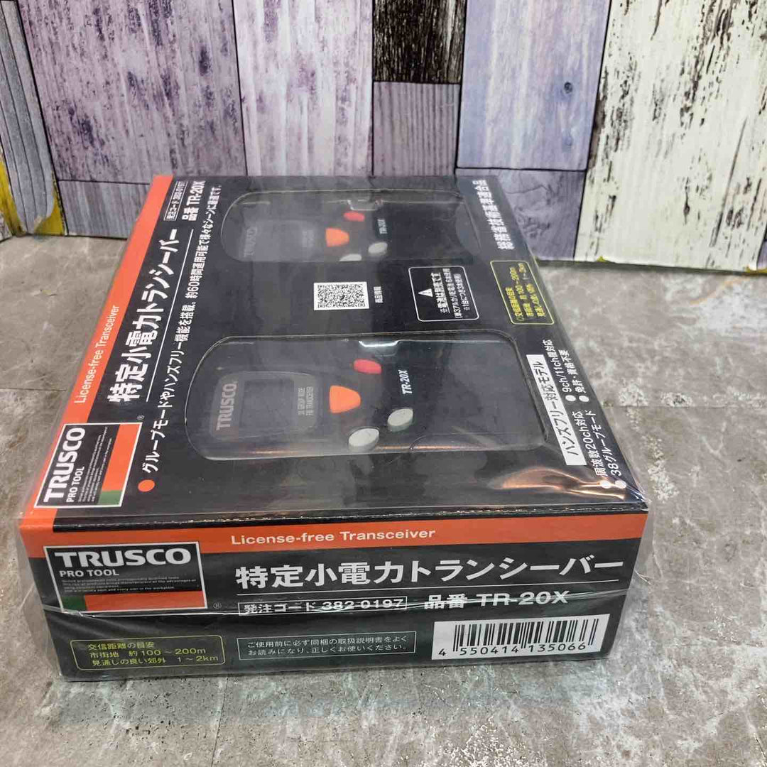 【未使用品】TRUSCO トラスコ 特定小電力 トランシーバー TR-20X【八潮店】