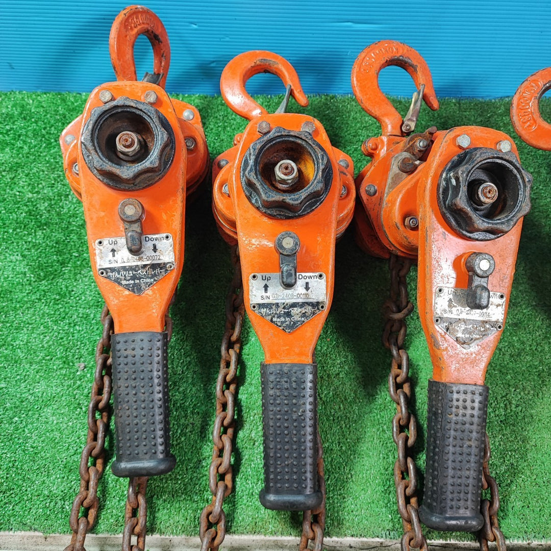 ▼レバーブロック 0.8t げんバリュー　ベストレバー（レバーホイスト） 6個セット②【岩槻店】