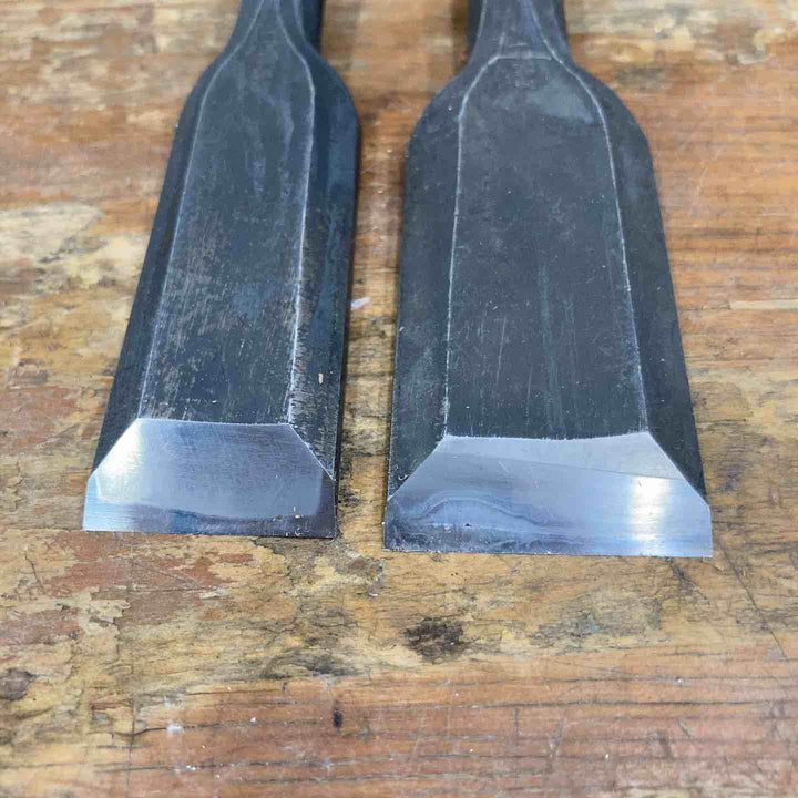 【中古品】　「是重」銘 鑿 5本組 のみ 和工具 大工道具【柏店】
