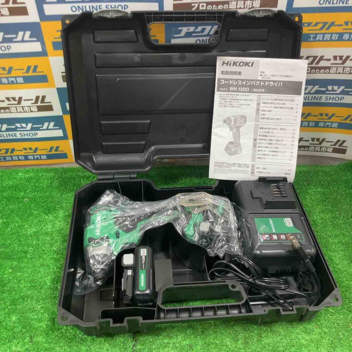 ★ハイコーキ(HIKOKI ※旧:日立工機) コードレスインパクトドライバー WH12DD(2LS)【草加店】