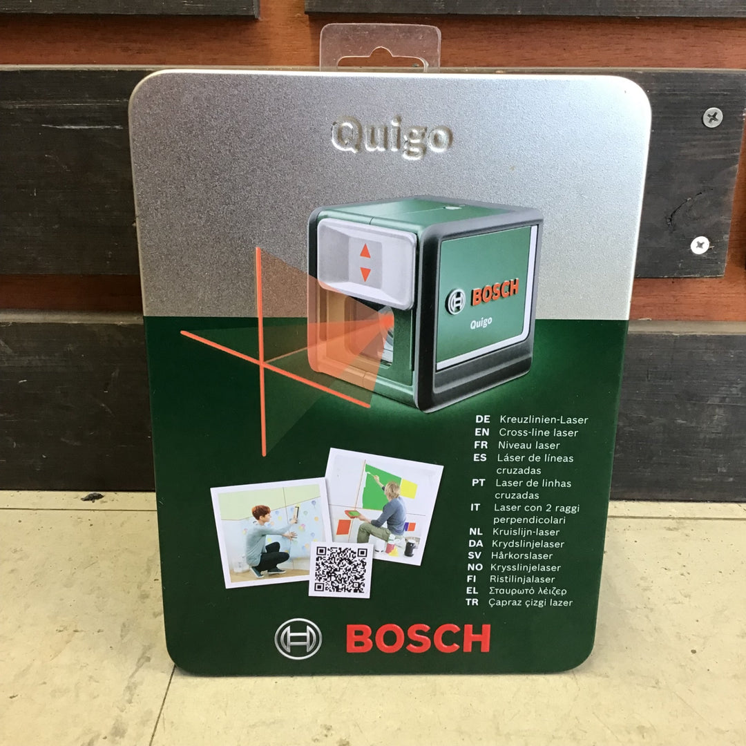 【現状品】 ボッシュ/BOSCH クロスラインレーザー Quigo2 【鴻巣店】