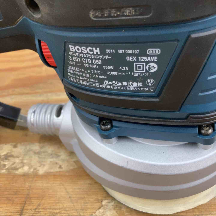◇BOSCH(ボッシュ) 吸じんランダムアクションサンダー GEX125AVE【柏店】