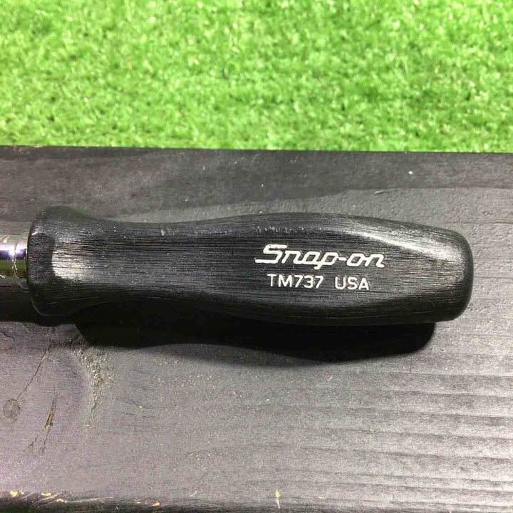スナップオン(Snap-on) 1/4スイベルラチェットハンドル TM737 旧グリップ 【川口店】