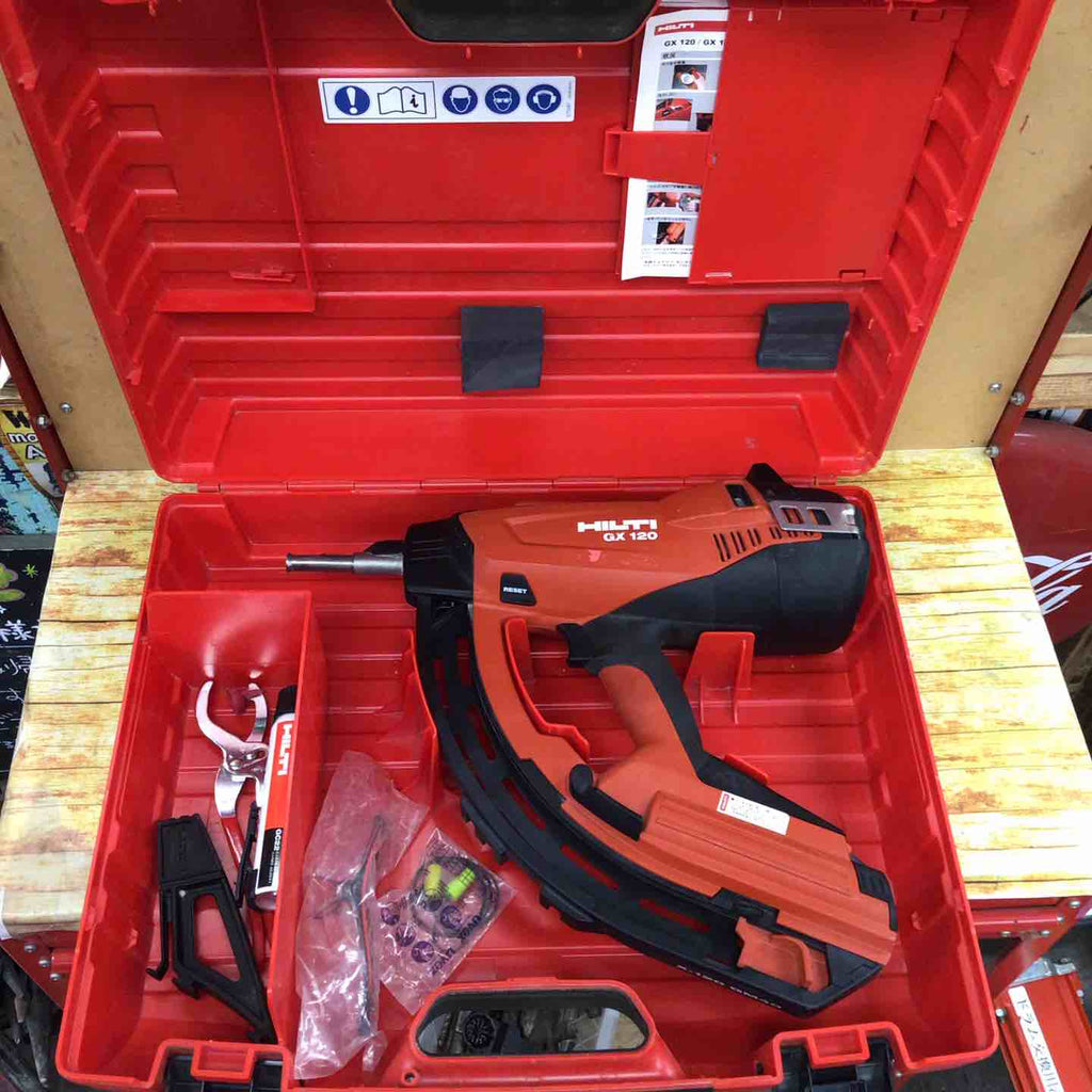 ◇ヒルティ(HILTI) ガス式鋲打機 GX120【川崎店】 TlkKq3Fau69z7mZssQOiqbZ1CYinrj