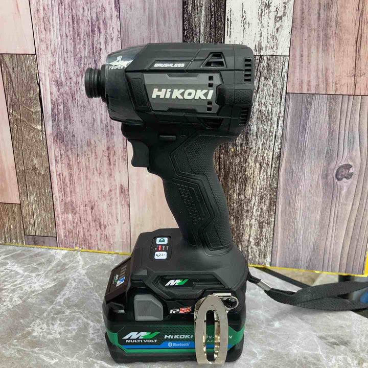 ★ハイコーキ(HIKOKI ※旧:日立工機) コードレスインパクトドライバ ストロングブラック WH36DD(2XHBSZ)【八潮店】