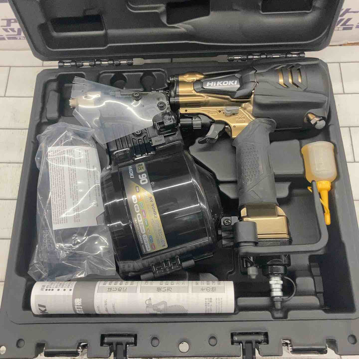 ★ハイコーキ(HIKOKI ※旧:日立工機) 高圧エア釘打ち機 NV90HR2(S)【所沢店】