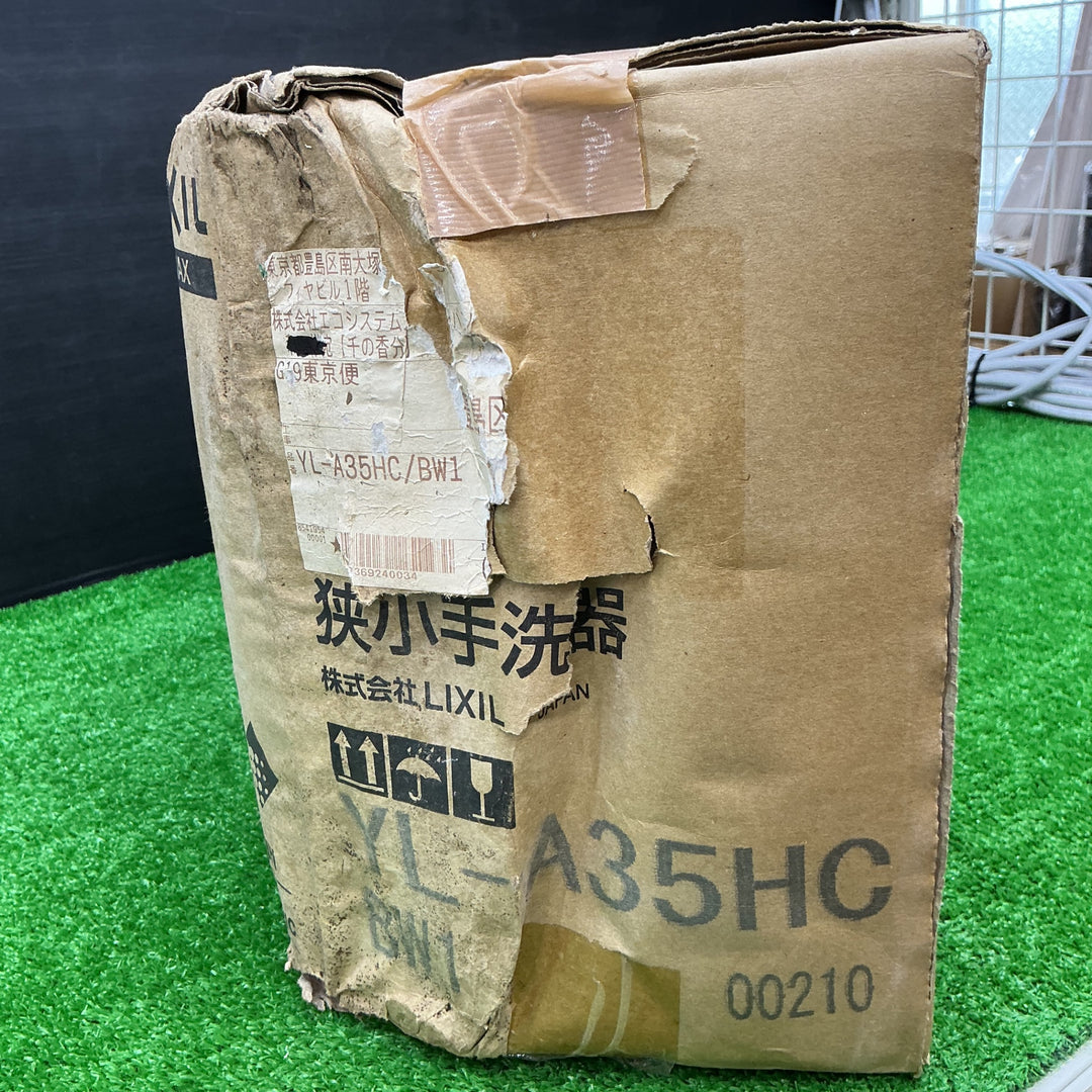 【未使用品】LIXIL(リクシル) INAX 狭小手洗器(Pトラップ) ピュアホワイト YL-A35HC/BW1【電材館越谷店】
