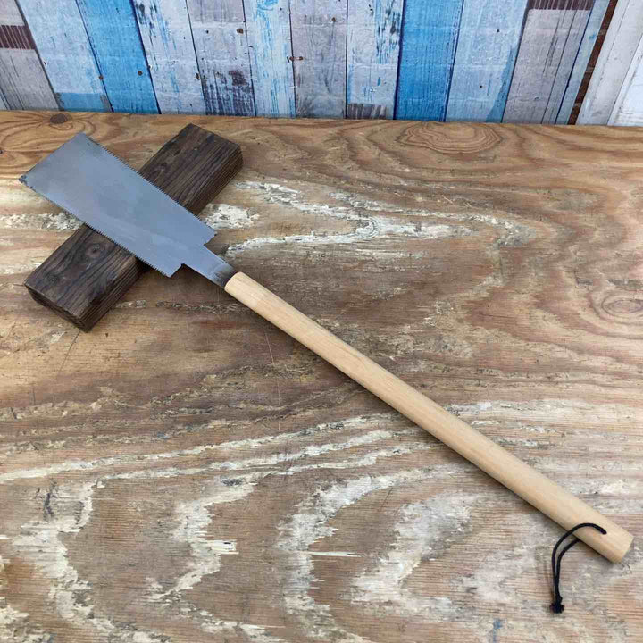 【中古品】　「宮野鉄之助」銘有 両手鋸 刃長約250mm 和工具 大工道具【柏店】