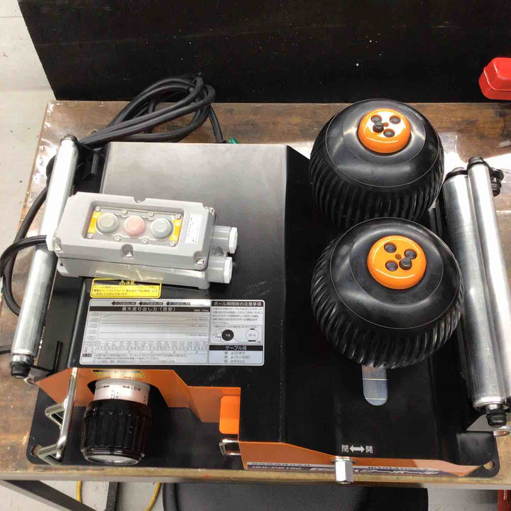 【店頭受取り限定】▼イクラ 育良精機 無断変速型ケーブル中間送り機 パワーボール ISK-PB180 100V 1～100mm【戸田店】