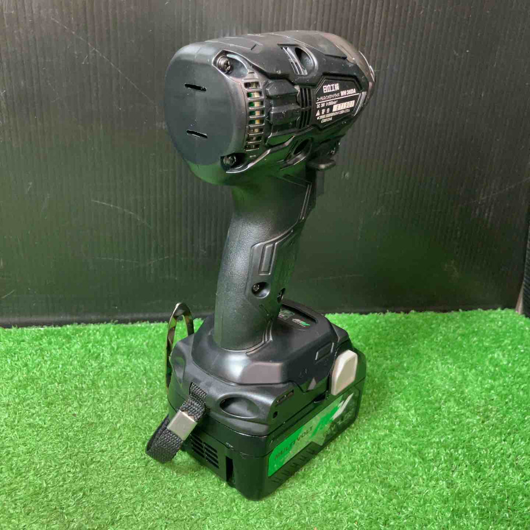 【美品】★ハイコーキ(HIKOKI ※旧:日立工機) コードレスインパクトドライバー WH36DA(2XPB)◇バッテリー1個セット【岩槻店】