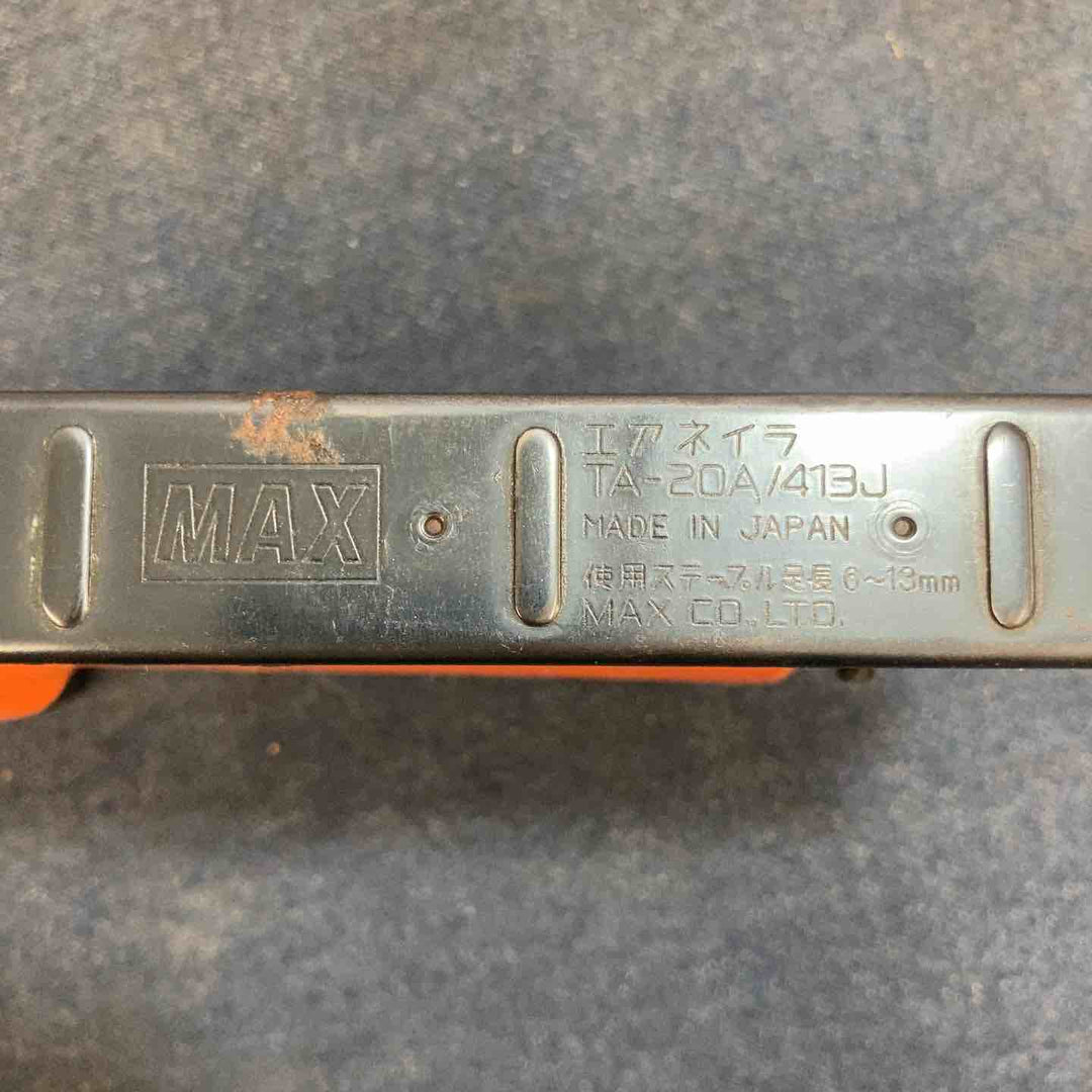 ◇マックス(MAX) 常圧ステープル用エアネイラ TA-20A/413J【八潮店】