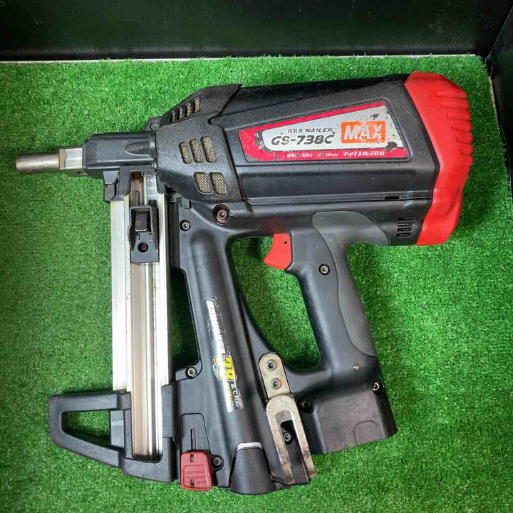 【中古品】◇マックス(MAX) ガスネイラ GS-738C バッテリー1個、充電器付き◎代用ケース【岩槻店】