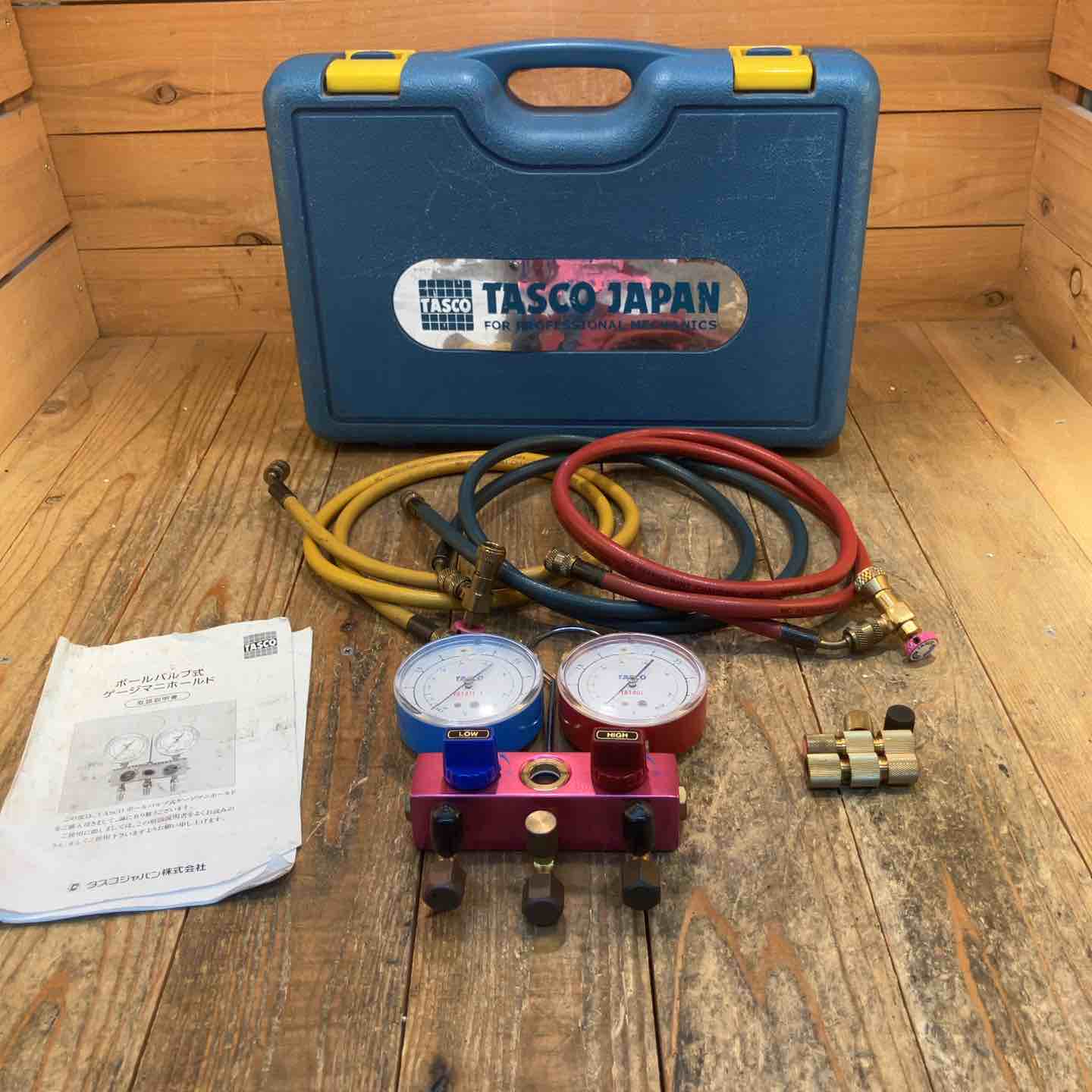 中古品】TASCO タスコ ゲージマニホールド TA141L-1 TA140L【所沢店 中古品】TASCO タスコ ゲージマニホールド TA141L-1 TA140L【所沢店