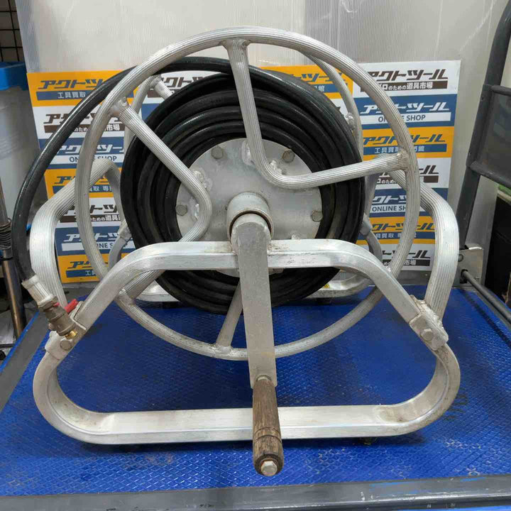 【店頭受取り限定】昭和ブリッジ ホースリール MA-3B ホース付き 長さ・メーカー不明 噴霧器【草加店】