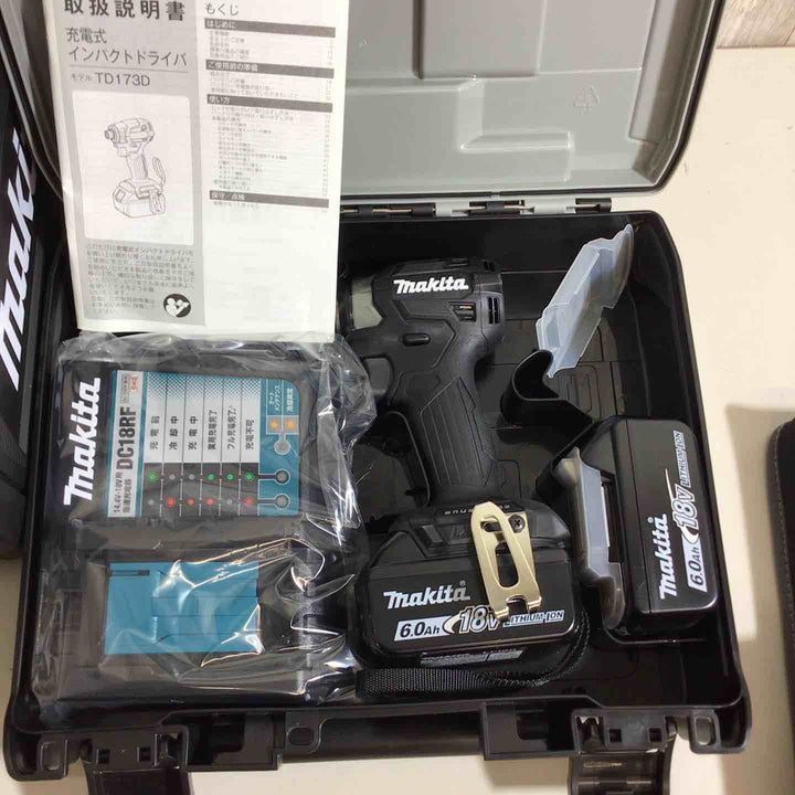 【未使用品】マキタ(makita) コードレスインパクトドライバー TD173DRGX TD173DRGXB TD173DRGXO 5台セット 青 ブルー 黒 ブラック オリーブ【戸田店】