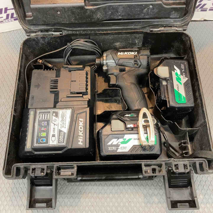 【中古品】ハイコーキ(HIKOKI ※旧:日立工機) コードレスインパクトドライバー WH36DC(2XPSZ)(B)【所沢店】