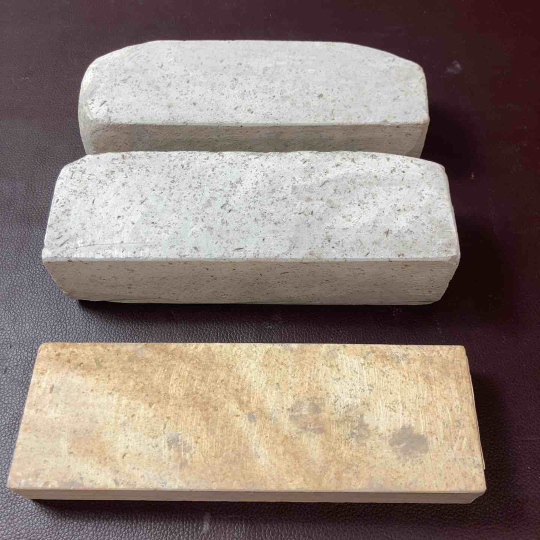 【中古品】 天然砥石 産地不明 粗目 3個セット 総重量約5Kg 鑿・鉋・大工道具 【東大和店】