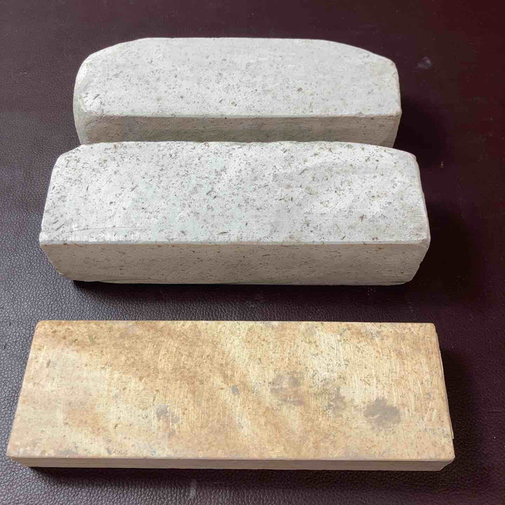 【中古品】 天然砥石 産地不明 粗目 3個セット 総重量約5Kg 鑿・鉋・大工道具 【東大和店】