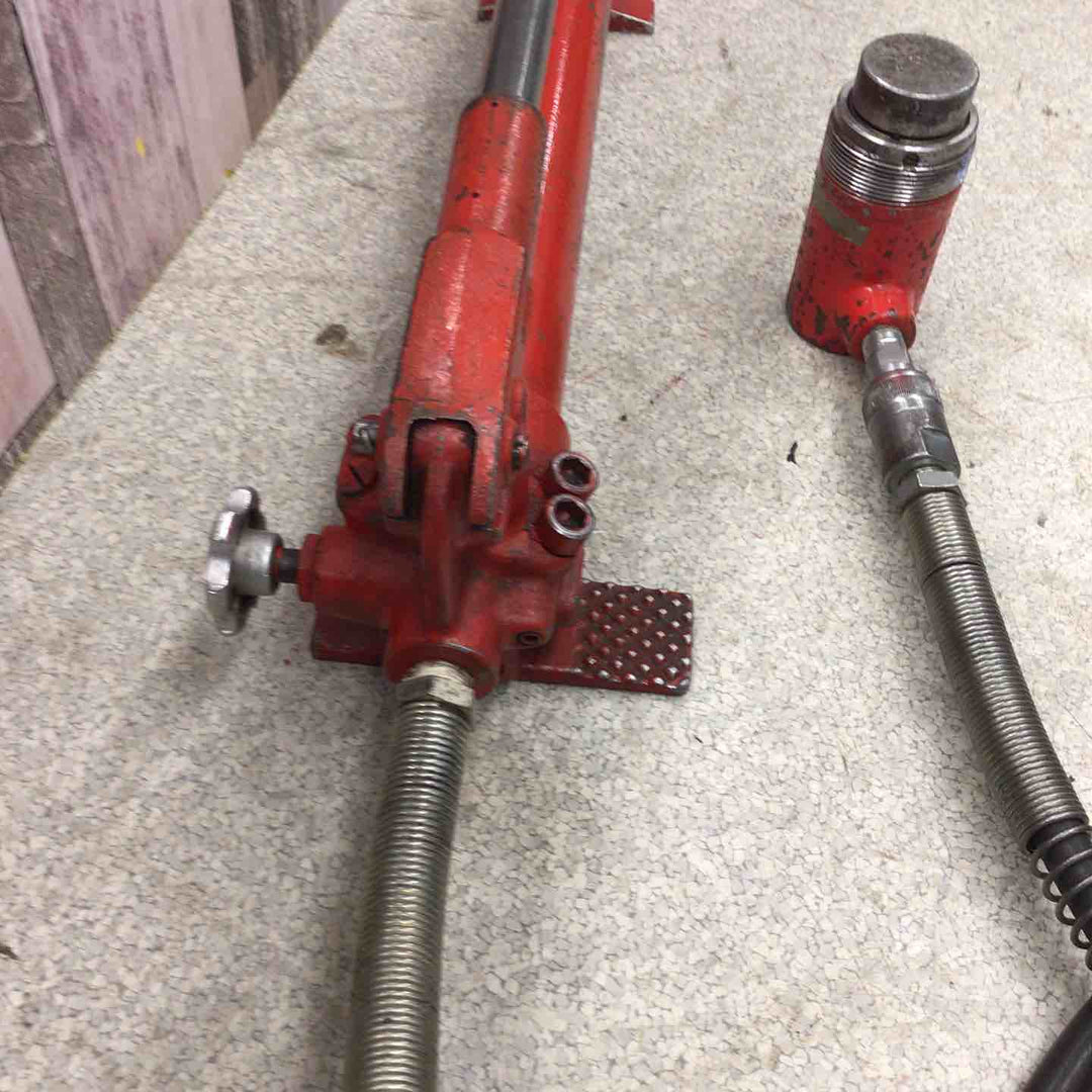 理研 手動油圧ポンプ 型式不明　先端 型式不明【八潮店】