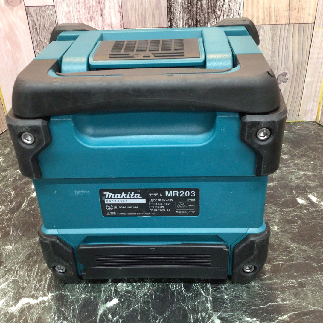 〇マキタ(makita) コードレススピーカー MR203【八潮店】