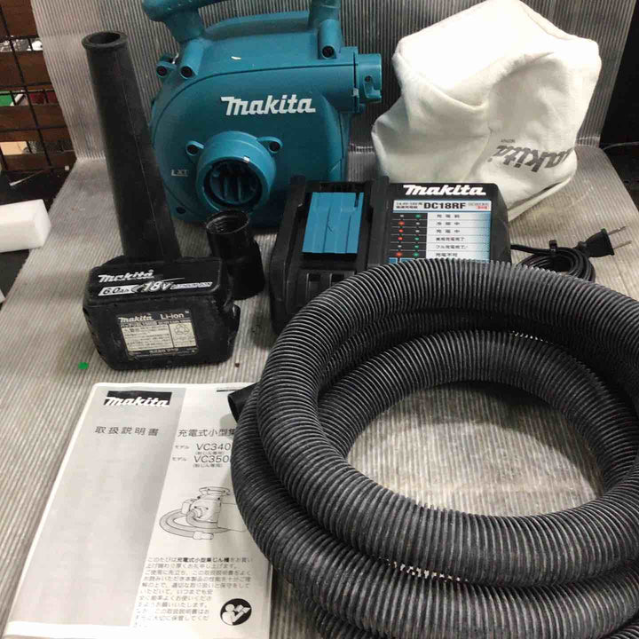 【中古】マキタ(makita) 充電式小型集じん機 VC350DRG【草加店】