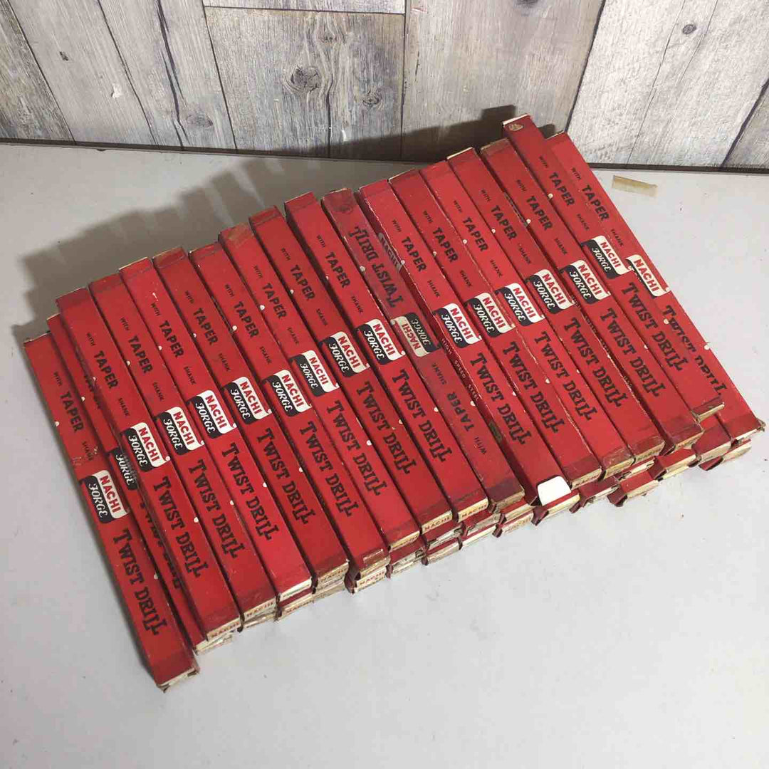 【未使用品】 Nachi 不二越 ナチ テーパーシャンクドリル 45本 16.1～22.7 ※箱ダメージ有 【戸田店】