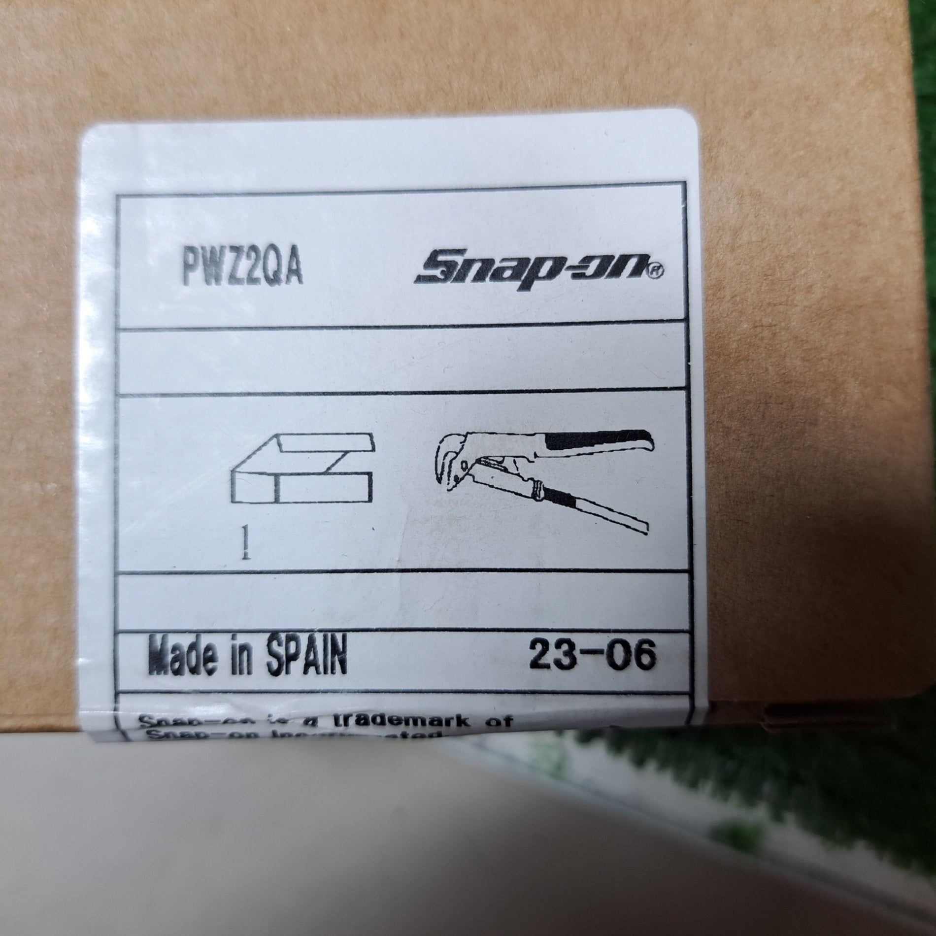 レアなスナップオンのディスプレイボード　Snap-on Snap-on スナップオン ダブルフレアナットレンチ4本セット RXFS（1214