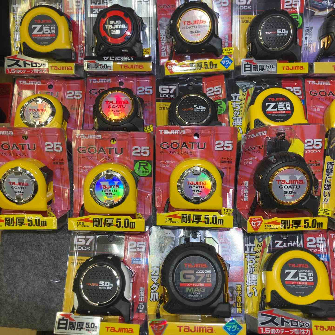 タジマ/Tajima コンベックス 40点まとめ セフ付き 尺 マグ爪 5.5m 7.5m 剛厚 メジャー【桶川店】