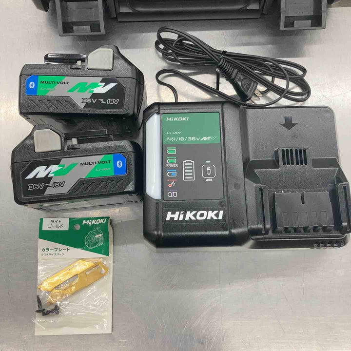 ◇ハイコーキ(HIKOKI ※旧:日立工機) コードレスインパクトドライバー WH36DC(2XPS)(BG)【所沢店】