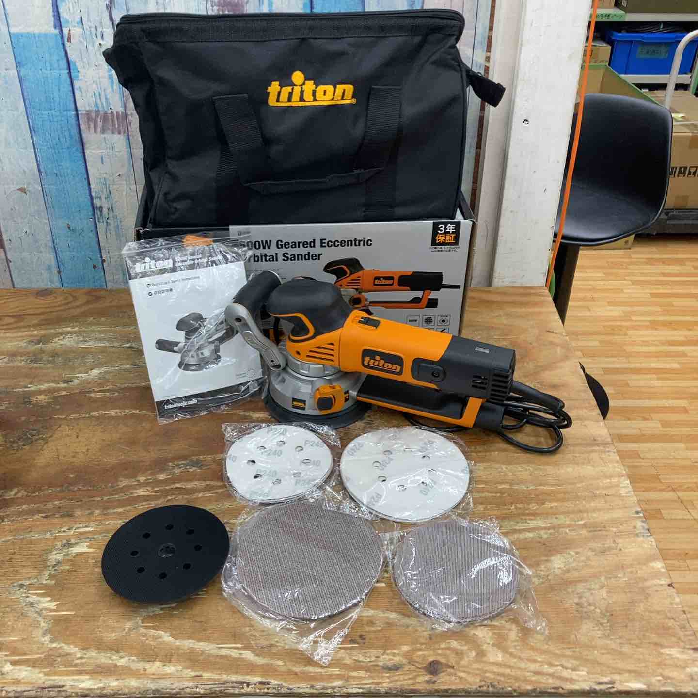 Triton トリトン ギヤードオービタルサンダー ポリッシャー TGEOS【柏店】 Triton トリトン ギヤードオービタルサンダー ポリッシャー TGEOS【柏