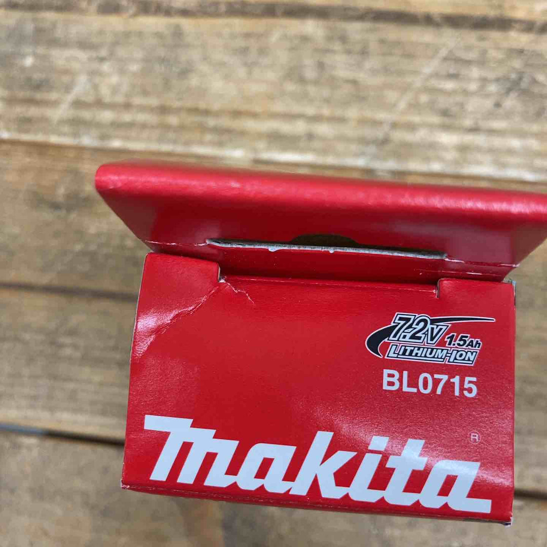 ★マキタ(makita) リチウムイオンバッテリー 7.2V/1.5Ah BL0715【東大和店】