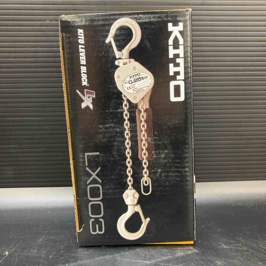 【未使用】KITO(キトー) レバーブロック LX003 (LX1B)【川越店】