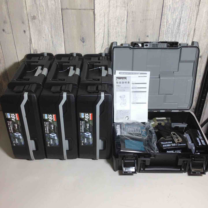【未使用品】 マキタ makita コードレス インパクトドライバー TD173DRGXO 4台 インパクト オリーブ 純正 純正品 【戸田店】