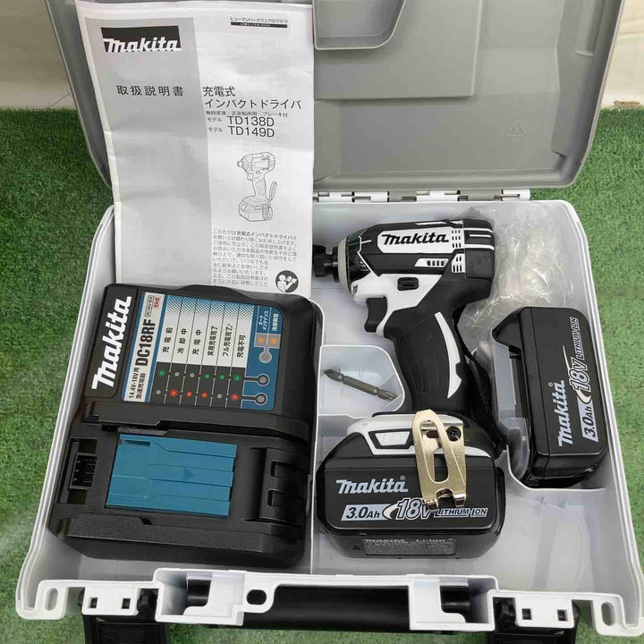 マキタ(makita) コードレスインパクトドライバー TD149DRFXW【町田店】