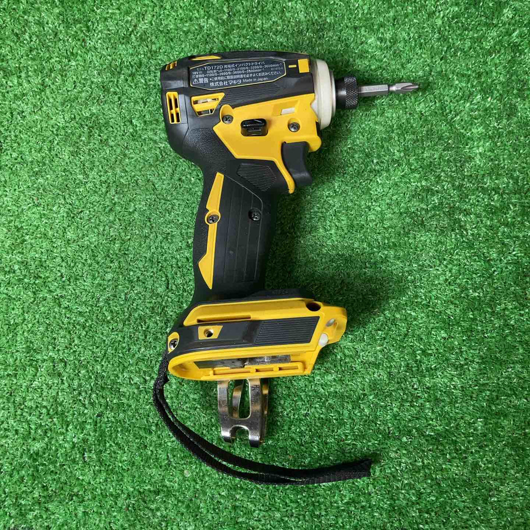 ★マキタ(makita) コードレスインパクトドライバー TD172DGXFY フルセット イエロー【岩槻店】