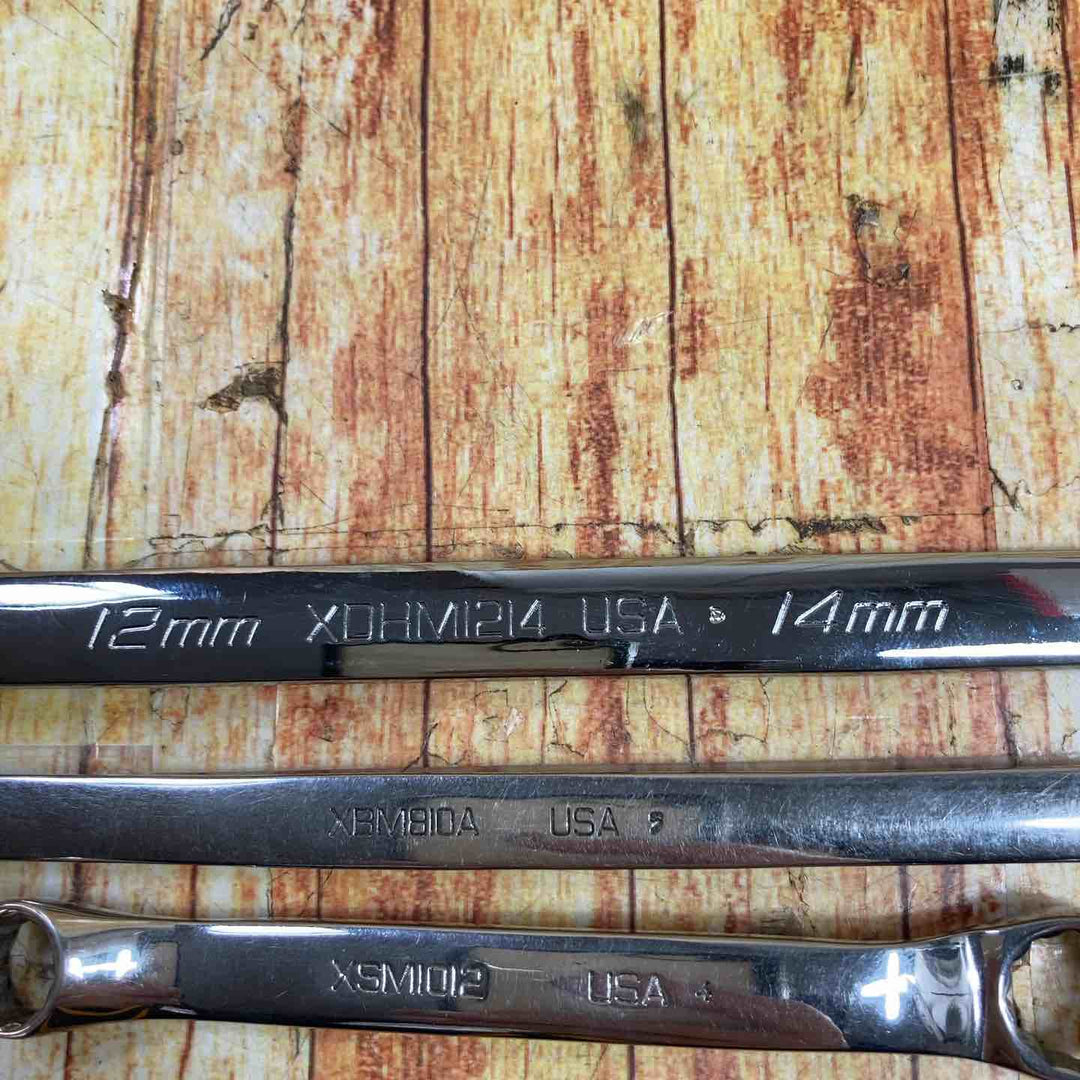 Snap-On メガネレンチ 3点セット(XBM810A、XBM810A、XSM1012)【川崎店】
