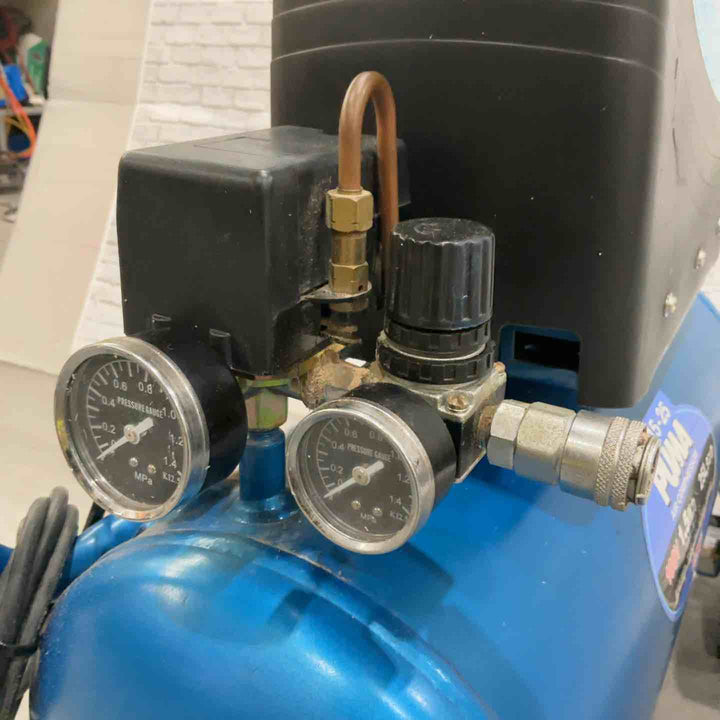 【店頭受取り限定】◇藤原産業 オイルレスエアコンプレッサー AM15-25【川口店】