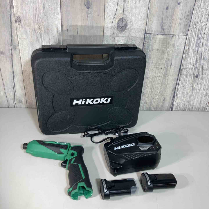 ◇ハイコーキ(HIKOKI ※旧:日立工機) 7.2V コードレスペンインパクトドライバー WH7DL(2LCSK)【戸田店】