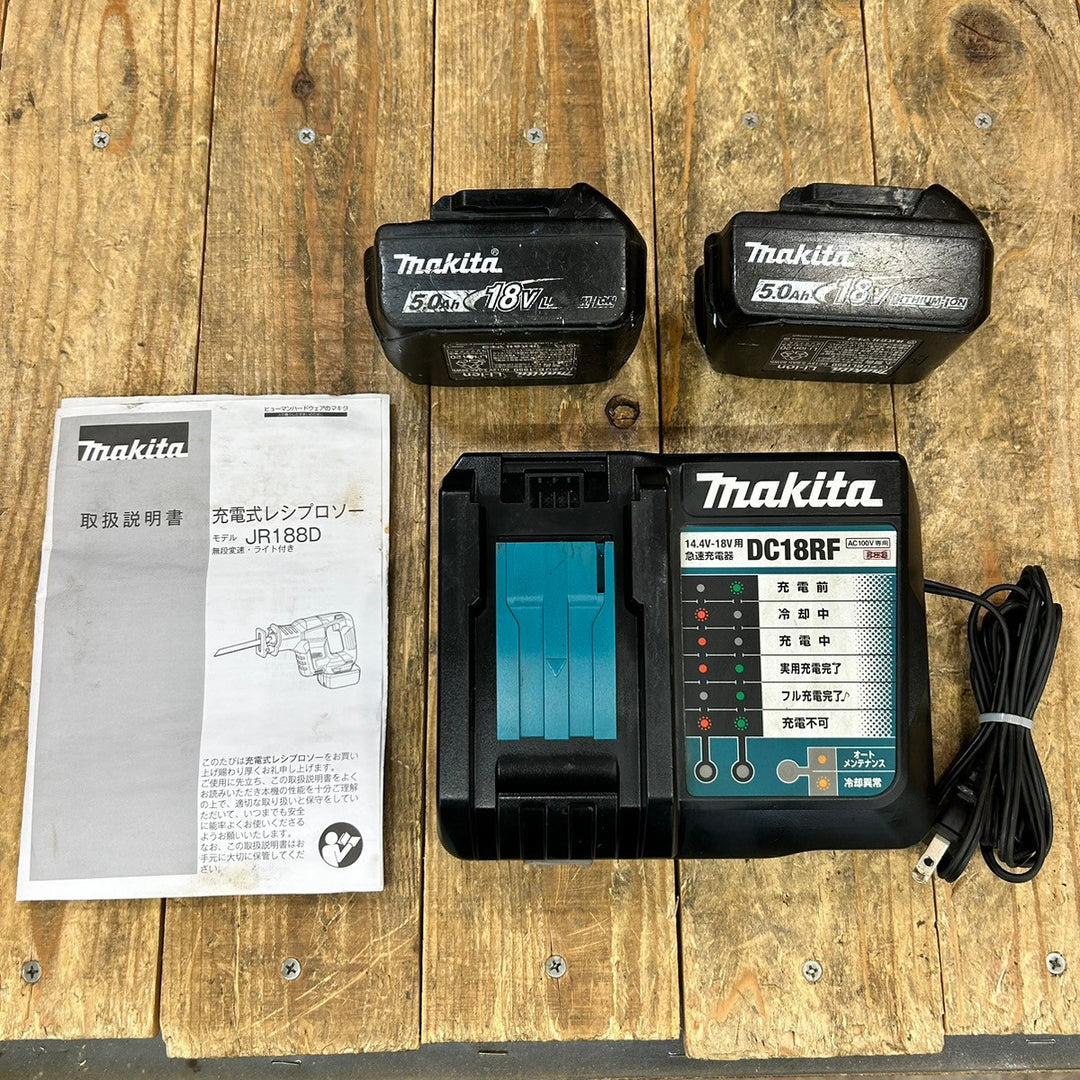 ★マキタ(makita) コードレスレシプロソー JR188DRGX【所沢店】