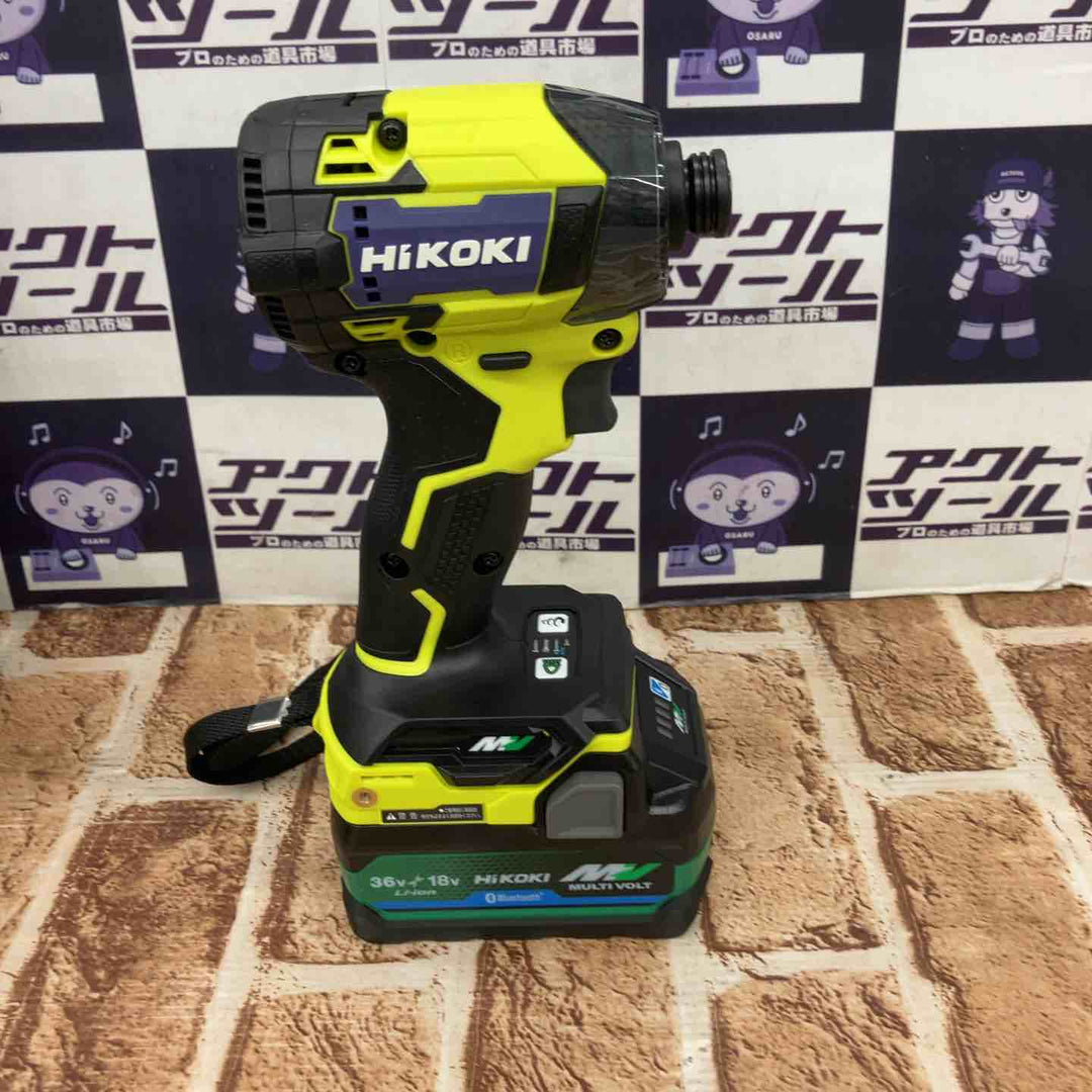 ★ハイコーキ(HIKOKI ※旧:日立工機) コードレスインパクトドライバ スパイダーイエロー WH36DD(2XHYSZ)【所沢店】