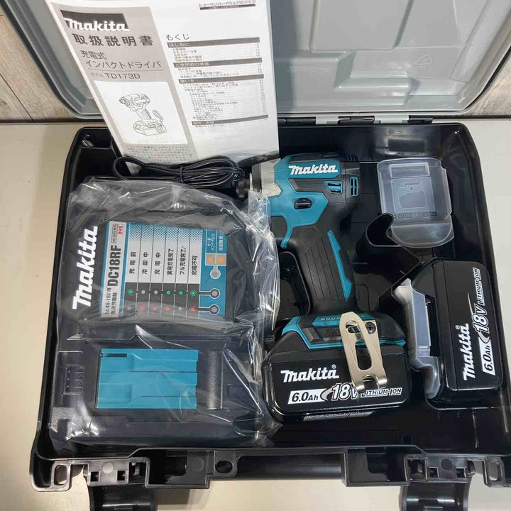 ★マキタ(makita) コードレスインパクトドライバー TD173DRGX バッテリー2個付属 純正品【戸田店】