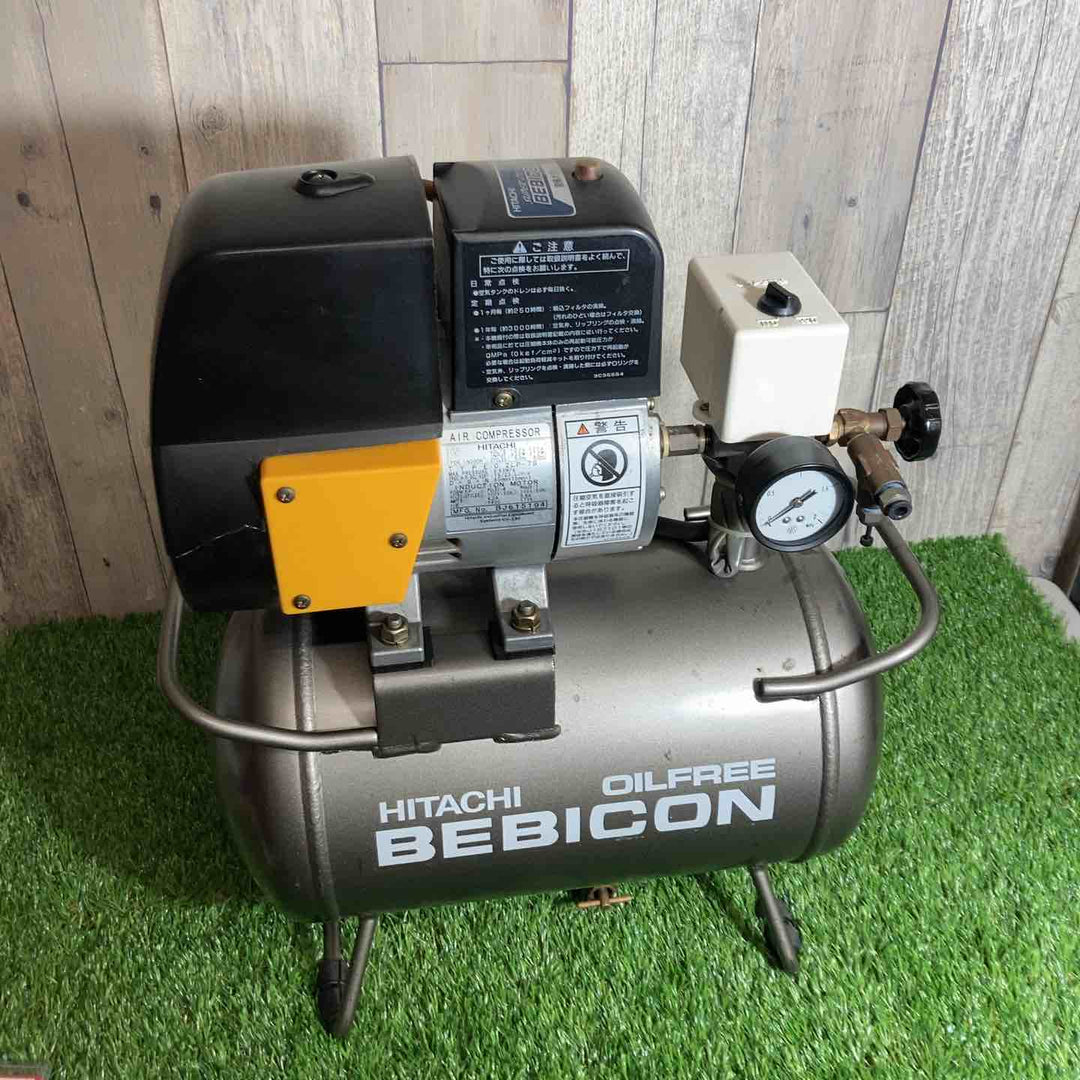 ◇日立産機(HITACHI) ベビコン 0.2LP-7S 常圧エアコンプレッサ【戸田店】