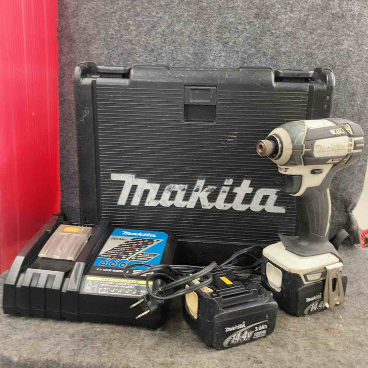 ★マキタ(makita) コードレスインパクトドライバー TD138DRFXW ケース(14.4V3.0Ahバッテリー[150][180]、充電器)【鴻巣店】
