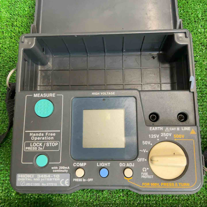 ◇日置電機(HIOKI) デジタルメグオームハイテスタ 3454-10【草加店】