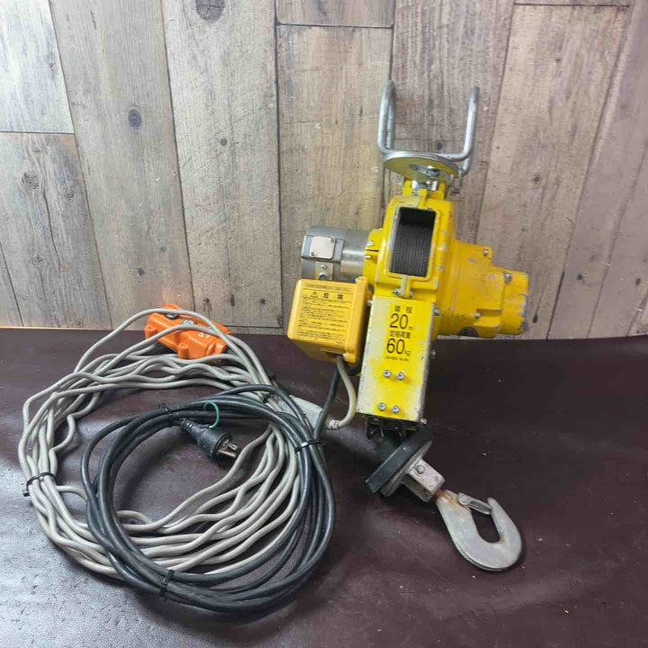 【中古品】トーヨーコーケン(TKK) 電動ウインチ(ワイヤー) ベビーホイスト BH-N320【東大和店】