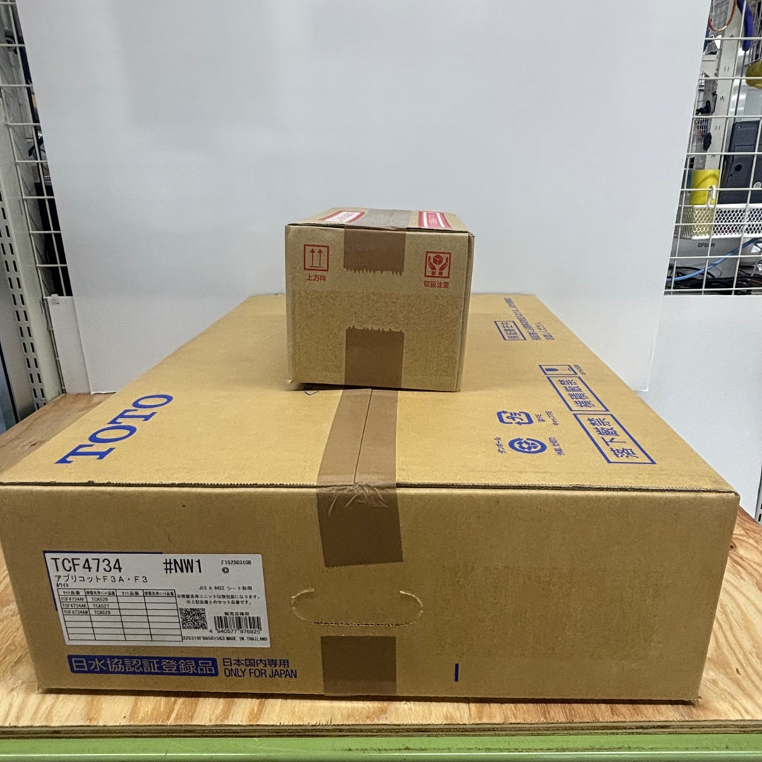 【未使用品】TOTO ウォシュレット アプリコット F3 TCF4734 #NW1 ホワイト【電材館越谷店】