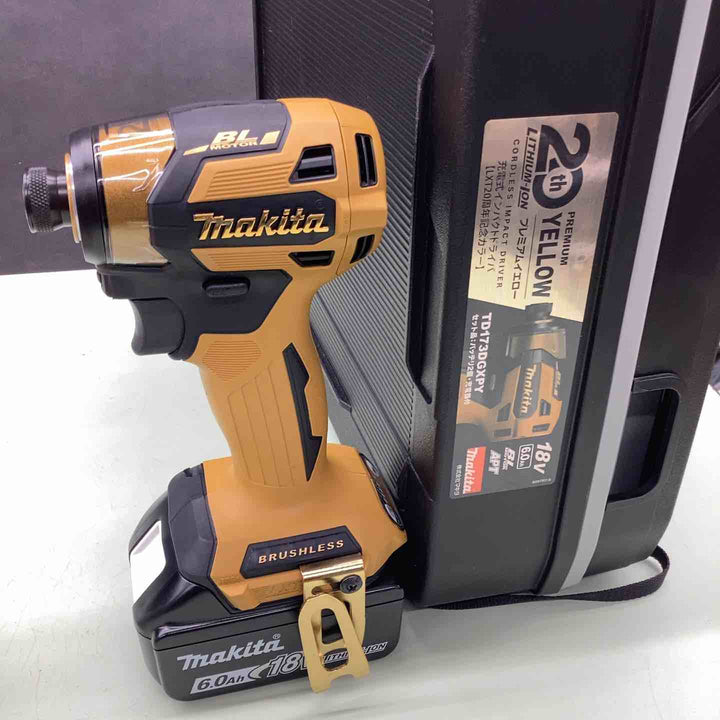 ☆マキタ(makita) コードレスインパクトドライバー TD173DGXPY LTX20周年限定色 プレミアムイエロー【越谷店】